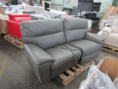 Marco 3 Seater Power Recliner Macadamia Grigio Scuro With Glides RRP 2399About the Product(s)SiSi