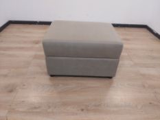 ScS Roman Storage Footstool Pisa Taupe Self Stitch Black Glides RRP 300About the Product(s)ScS Roman