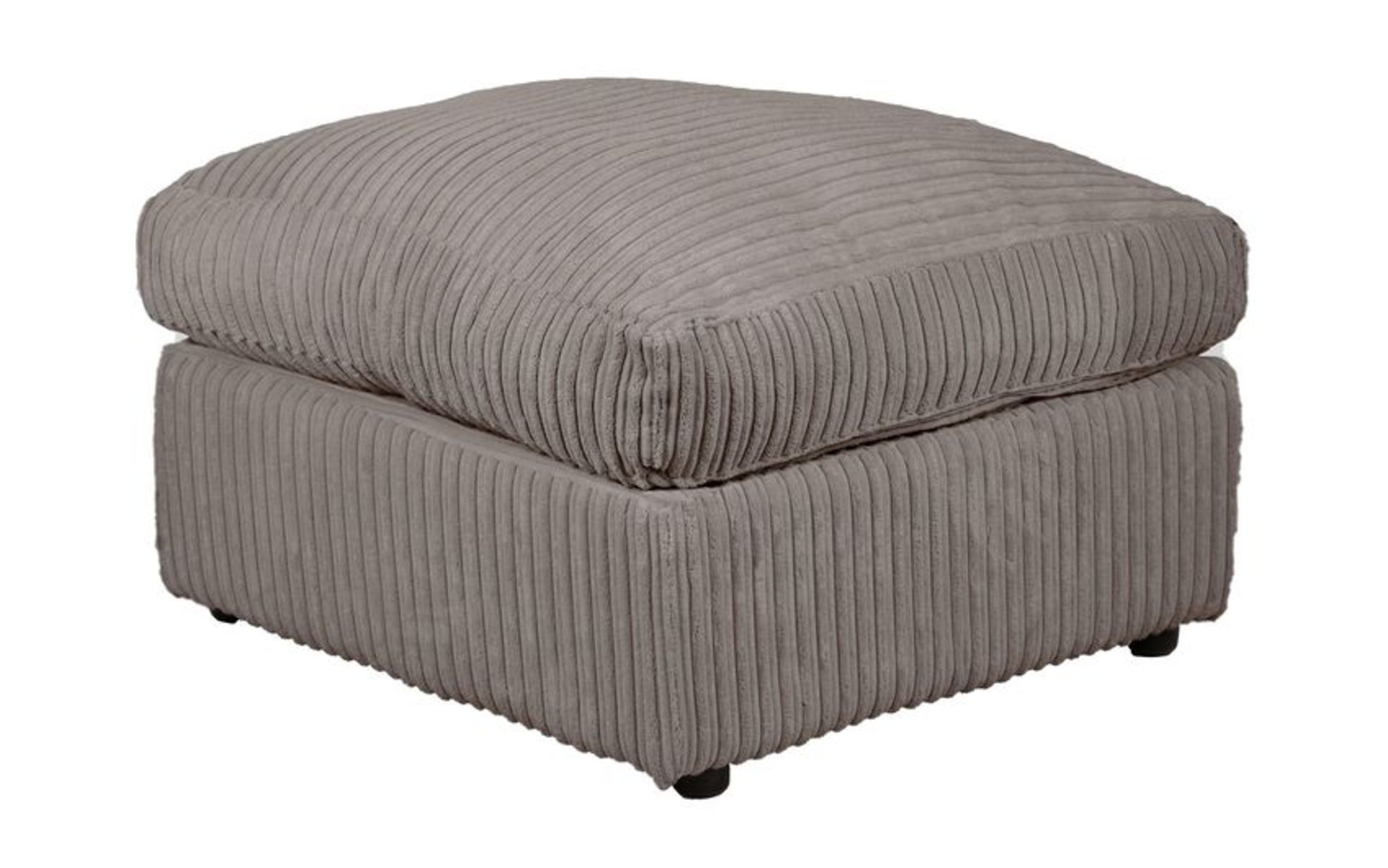 Chicago Standard Footstool Jumbo Cord Charcoal Clx01 Plastic Foot Clx01 RRP 209About the Product(s)