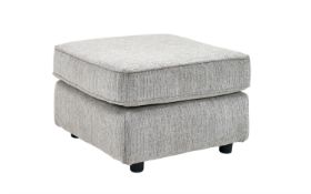 Natalia Storage Footstool Alassio Light Grey Black Plastic Feet Acl RRP 329About the Product(s)