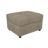 Roman Storage Footstool Pisa Taupe Self Stitch Black Glides RRP 300About the Product(s)Roman Storage