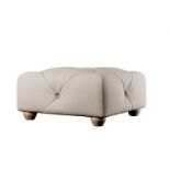 SCS Abbey Buttoned Footstool Cotswald Oyster Oak Wood RRP 459About the Product(s)Abbey Buttoned