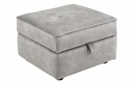 ScS LLB Sovereign Storage Footstool Silver Dapple All Over Black Glides RRP 250About the Product(s)