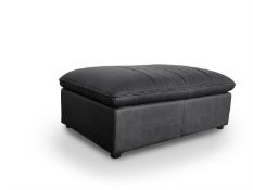 ScS Juno Relaxer Footstool Pisa Grey Self Stitch Black Plastic Feet RRP 479About the Product(s)ScS