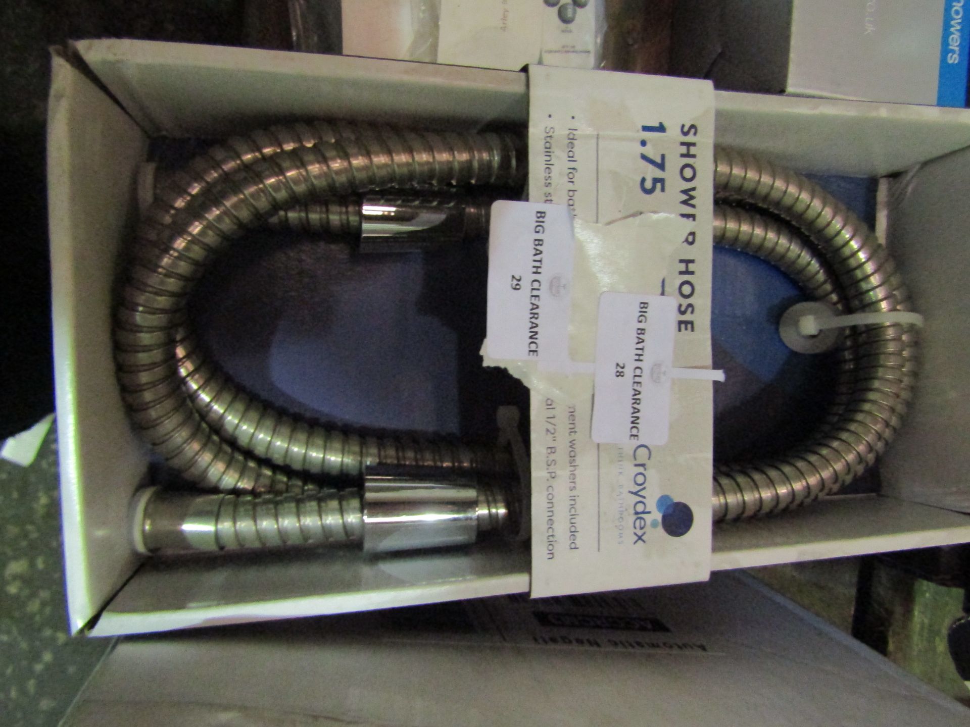 Croydex - Stainless Steel Shower Hose 1.75m - New & Boxed.