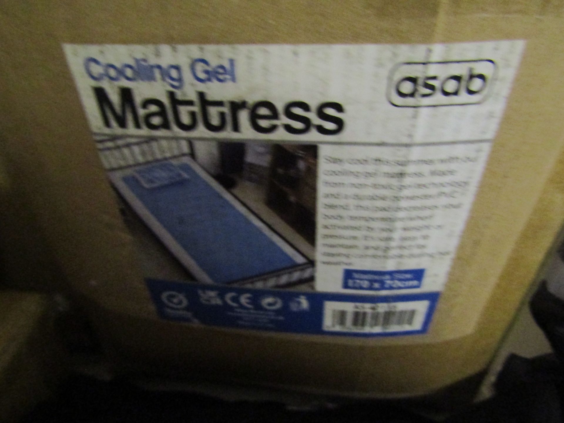 Asab Cooling Gel Matress, 170x 70 Unchecked & Boxed.