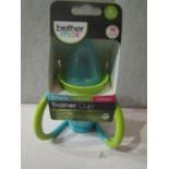 2x Max Brothers 4 Month Plus Trainer Cups, New & Packaged Blue