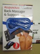 Acupuncture Back Massager & Support Unchecked & Boxed