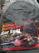 race line massage car seat cushion, unchecked in packaging