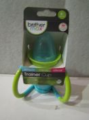 2x Max Brothers 4 Month Plus Trainer Cups, New & Packaged Pink