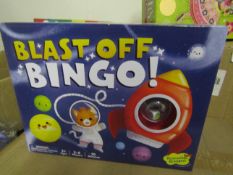 Box Of 6x Peaceable Kingdom Blast Off Bingo 3+ Ages & 2-6 Player - New & Boxed.