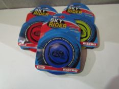 4x Sky Rider Flying Disks, New With Package.