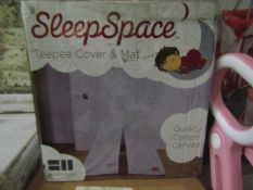 Sleepspace Teepee Cover & Mat, Unchecked & Boxed.