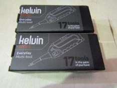 2 x Kelvin Everyday Multi tools. New & Boxed