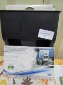 12v & USB Charger Organizer. Powers 2 Devices At once - Untested & Boxed.