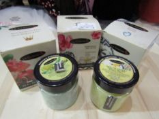 5x Items Being - 2x La Cremerie Massage Candles & 3x La Cremerie Body Scrubs. Various Different
