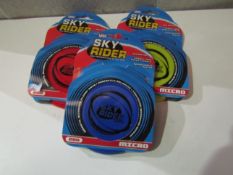 4x Sky Rider Flying Disks, New With Package.