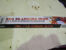 Asab BBQ Branding Iron For Steak - Unchecked & Boxed.