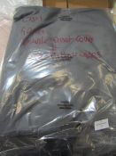 Grey Fabric Double Duvet Cover With 2 Pillow Cases - Good Condition & Packaged.