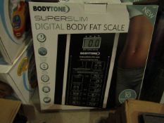 Body Tone Super Slim Digital Body Fat Scale Unchecked & Boxed (See Image)