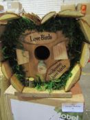 Wooden Bird Hotel - New & Boxed