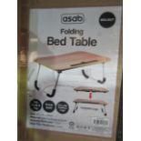 Asab Folding Bed Table, Unchecked & Boxed