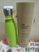 The Chilly's 500ml Bottle. 24hr Cold, 12hr Hot - Good Condition & Boxed.
