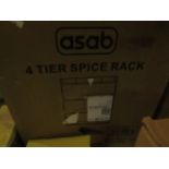 2x Asab 4-Tier Spice Rack - Unchecked & Boxed.