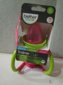 2x Max Brothers 4 Month Plus Trainer Cups, New & Packaged Pink