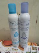 2x Secrets Sccitanie 300ml French Mountain Springwater Spray. 06-23 - Unused.