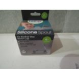 8x Max Brothers 4 Month Plus Silicone Spout, New & Packaged