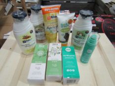 9x Various Assorted Hand & Body Moisturisers & Face Scrubs - All Good Condition. Please See Image