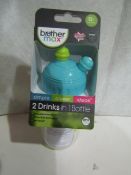 2x Brother Max 2 Drinks In 1 Bottle 12+ Months, Blue - New & Packaged.