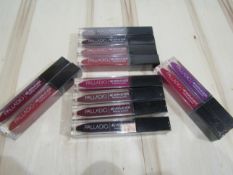 12x Palladio 4Ever+Ever Intense Lip Paint - Various Colors & All Unused & Packaged.