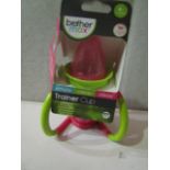 2x Max Brothers 4 Month Plus Trainer Cups, New & Packaged Pink