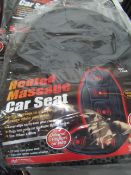 race line massage car seat cushion, unchecked in packaging