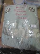 Catherine Lansfield Eyelet Lined Curtains, Size: 66 x 90cm - Good Condition & Packaged.