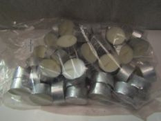 Bag of approx 40 x T-light candles. Unused