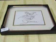 Disney Classic Collectables Framed print Jasmine Outer Size: 30-26cm & Inner Approx 20-16cm - Good