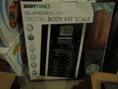 Body Tone Super Slim Digital Body Fat Scale Unchecked & Boxed (See Image)