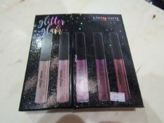 2x Profusion Glitter & Glam 5 Metal Matte Liquid Lipstic Collection, Unchecked & Boxed.
