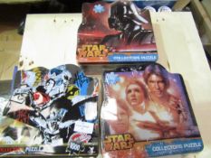 2 x Star Wars collectors puzzles & a Batman vs Superman puzzle.1000 pcs in each. Product is in a