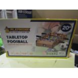 Playmonk 20" Tabletop Foosball - Unchecked & Boxed.