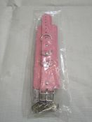 Leather Collar - New & Packaged - Colour May Vary.