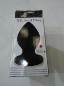 Aphrodisia XL Anal Plug, Black - New & Boxed.