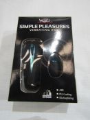 2x Aphrodisia Simple Pleasure Vibrating Egg - New & Boxed.