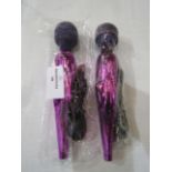 2x Purple Vibrators - New & Packaged.