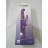 Aphrodisia Extreme Intense Penis Rabbit Vibrator, Purple With 8 Speeds & 8 Functions - New & Boxed.