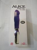 Aphrodisia Alice Penis Vibe With 20 Functions - New & Boxed.