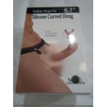 Aphrodisia Silicone Hollow Curved Strap-On Dong 6.7" - New & Boxed.